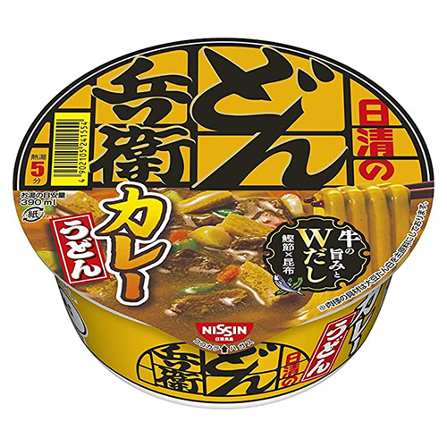 日清-24 どん兵衛 ｶﾚｰうどん 西 12入